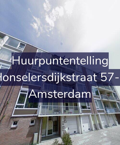 Foto gevel Huurpuntentelling voor Honselersdijkstraat 57-1, Amsterdam