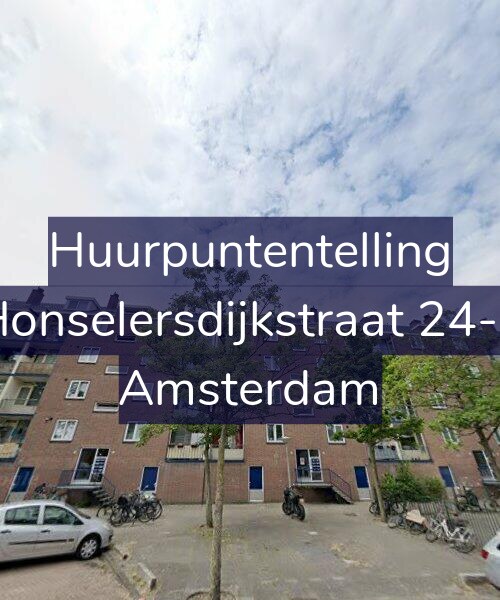 Foto gevel Huurpuntentelling voor Honselersdijkstraat 24-1, Amsterdam