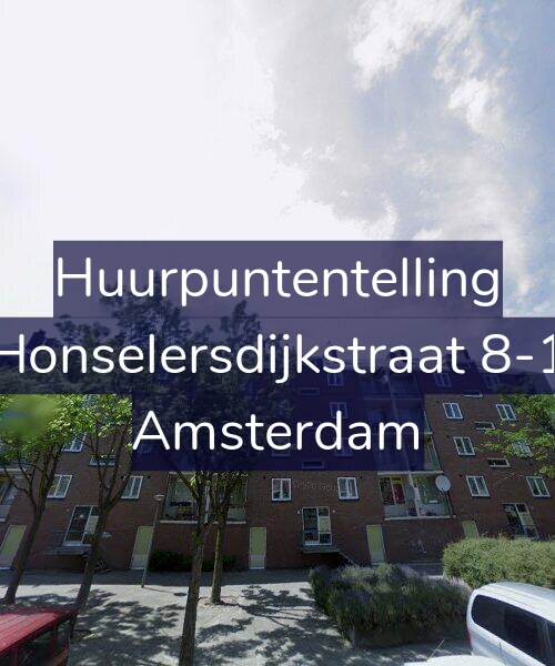 Foto gevel Huurpuntentelling voor Honselersdijkstraat 8-1, Amsterdam