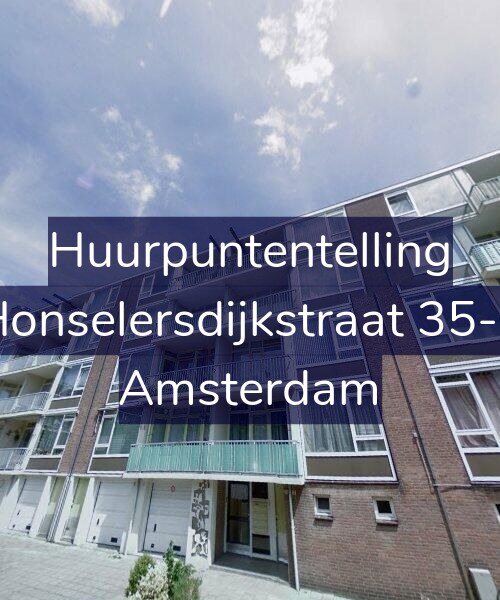 Foto gevel Huurpuntentelling voor Honselersdijkstraat 35-4, Amsterdam