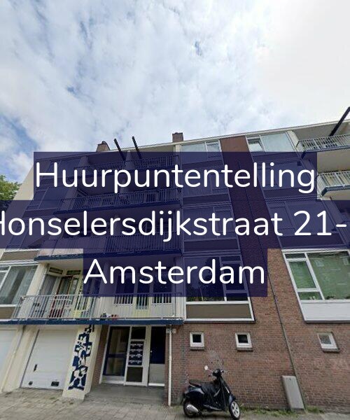Foto gevel Huurpuntentelling voor Honselersdijkstraat 21-4, Amsterdam