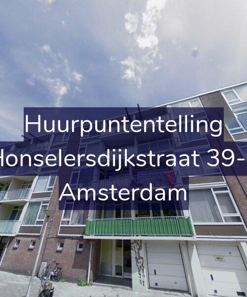 Foto gevel Huurpuntentelling voor Honselersdijkstraat 39-4, Amsterdam
