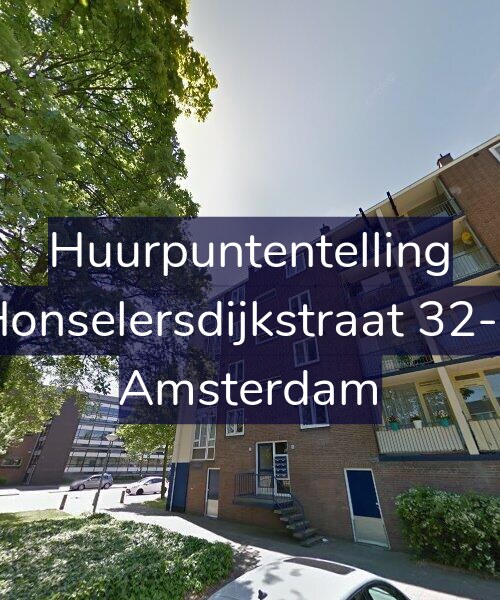 Foto gevel Huurpuntentelling voor Honselersdijkstraat 32-4, Amsterdam