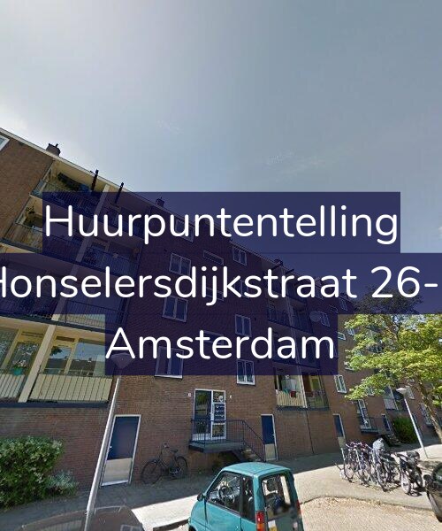 Foto gevel Huurpuntentelling voor Honselersdijkstraat 26-4, Amsterdam