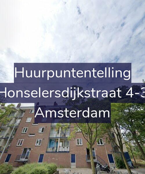 Foto gevel Huurpuntentelling voor Honselersdijkstraat 4-3, Amsterdam