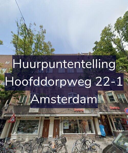 Foto gevel Huurpuntentelling voor Hoofddorpweg 22-1, Amsterdam
