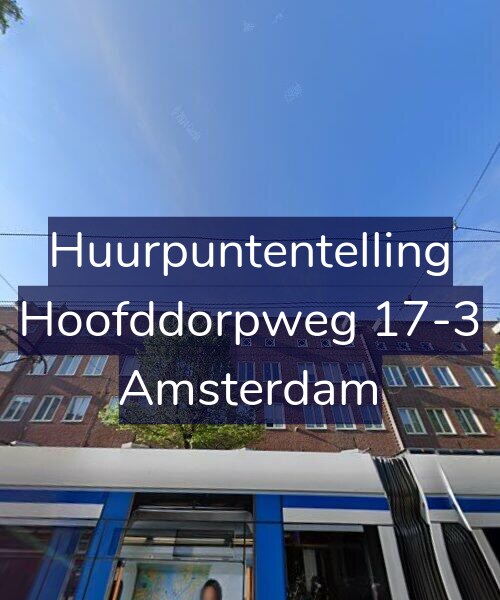 Foto gevel Huurpuntentelling voor Hoofddorpweg 17-3, Amsterdam