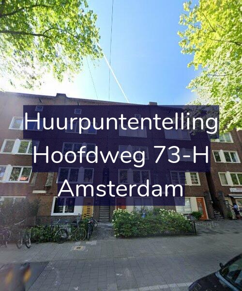 Foto gevel Huurpuntentelling voor Hoofdweg 73-H, Amsterdam