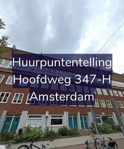 Foto gevel Huurpuntentelling voor Hoofdweg 347-H, Amsterdam