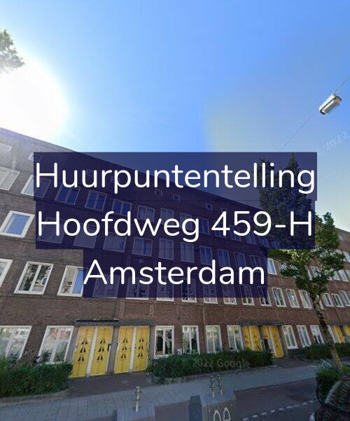 Foto gevel Huurpuntentelling voor Hoofdweg 459-H, Amsterdam