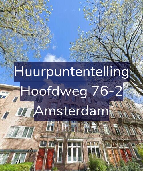 Foto gevel Huurpuntentelling voor Hoofdweg 76-2, Amsterdam