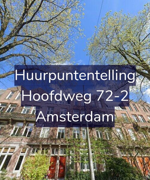 Foto gevel Huurpuntentelling voor Hoofdweg 72-2, Amsterdam