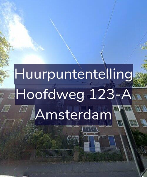 Foto gevel Huurpuntentelling voor Hoofdweg 123-A, Amsterdam