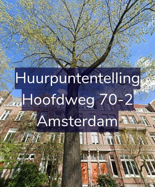 Foto gevel Huurpuntentelling voor Hoofdweg 70-2, Amsterdam