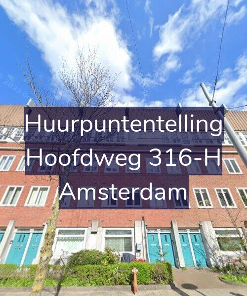 Foto gevel Huurpuntentelling voor Hoofdweg 316-H, Amsterdam