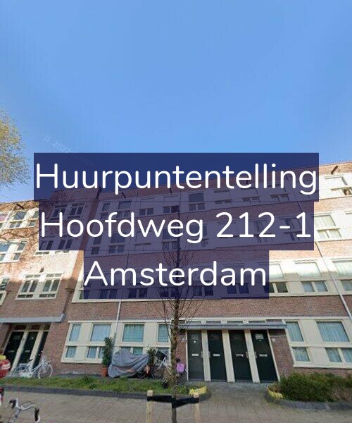 Foto gevel Huurpuntentelling voor Hoofdweg 212-1, Amsterdam