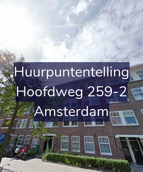 Foto gevel Huurpuntentelling voor Hoofdweg 259-2, Amsterdam