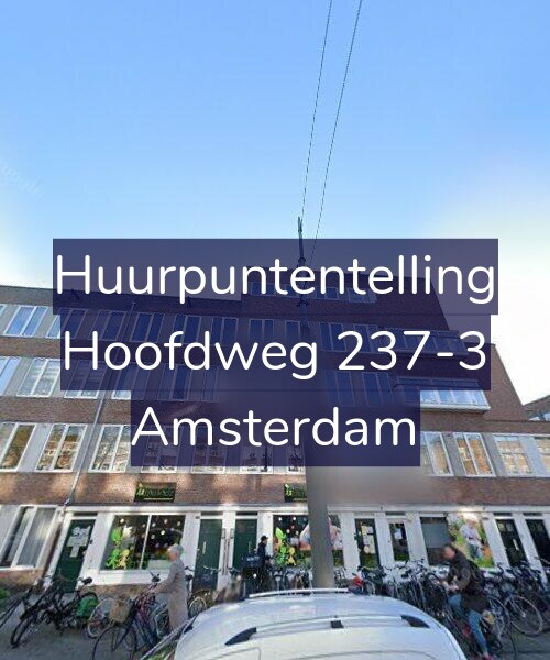 Foto gevel Huurpuntentelling voor Hoofdweg 237-3, Amsterdam
