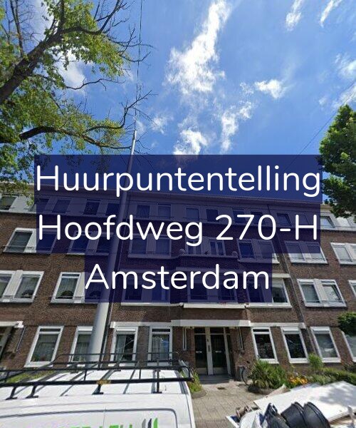 Foto gevel Huurpuntentelling voor Hoofdweg 270-H, Amsterdam