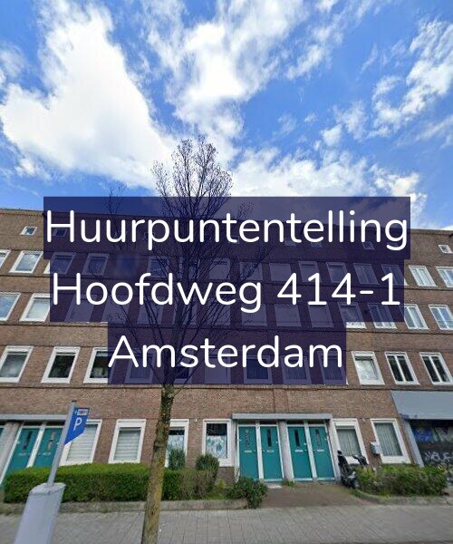 Foto gevel Huurpuntentelling voor Hoofdweg 414-1, Amsterdam