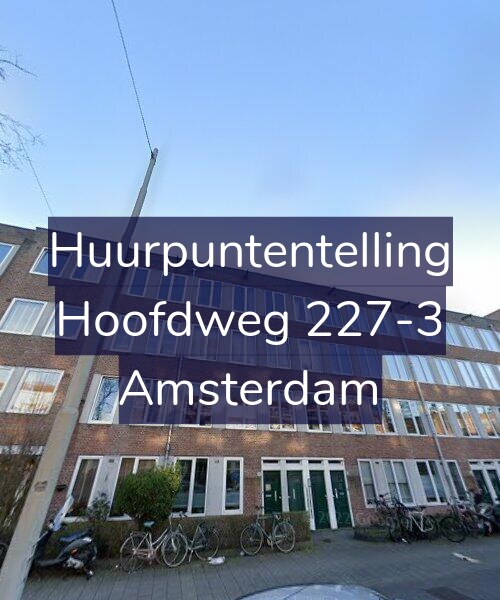 Foto gevel Huurpuntentelling voor Hoofdweg 227-3, Amsterdam