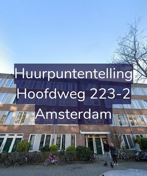 Foto gevel Huurpuntentelling voor Hoofdweg 223-2, Amsterdam