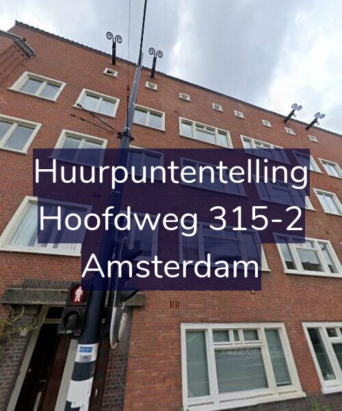 Foto gevel Huurpuntentelling voor Hoofdweg 315-2, Amsterdam