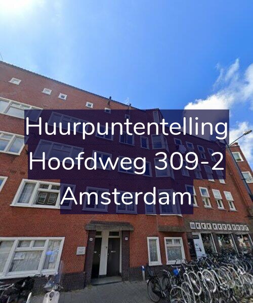 Foto gevel Huurpuntentelling voor Hoofdweg 309-2, Amsterdam