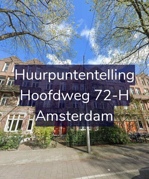 Foto gevel Huurpuntentelling voor Hoofdweg 72-H, Amsterdam