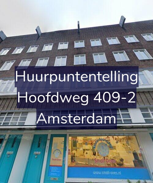 Foto gevel Huurpuntentelling voor Hoofdweg 409-2, Amsterdam