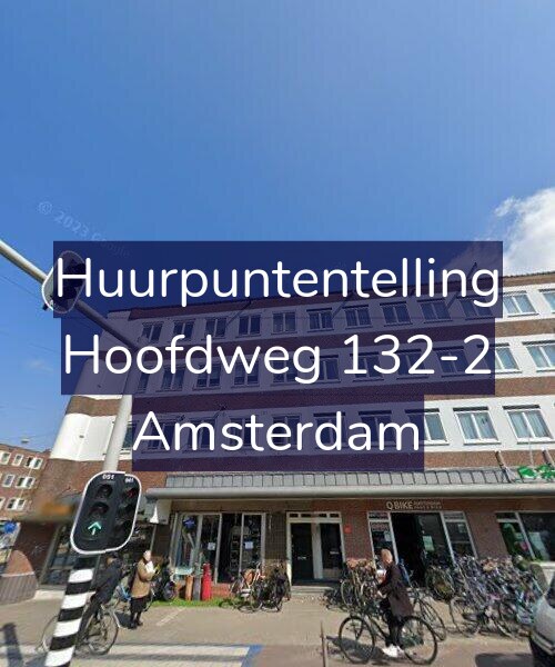Foto gevel Huurpuntentelling voor Hoofdweg 132-2, Amsterdam