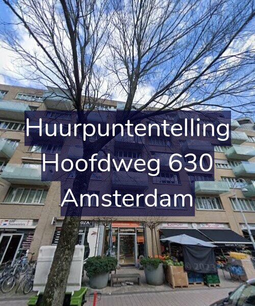 Foto gevel Huurpuntentelling voor Hoofdweg 630, Amsterdam