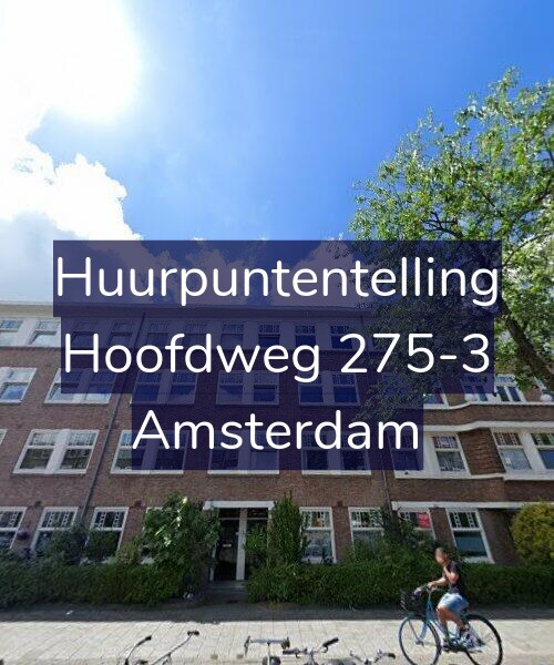Foto gevel Huurpuntentelling voor Hoofdweg 275-3, Amsterdam