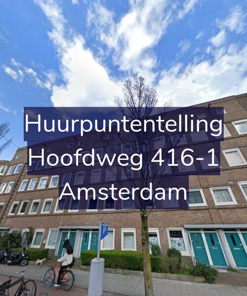 Foto gevel Huurpuntentelling voor Hoofdweg 416-1, Amsterdam