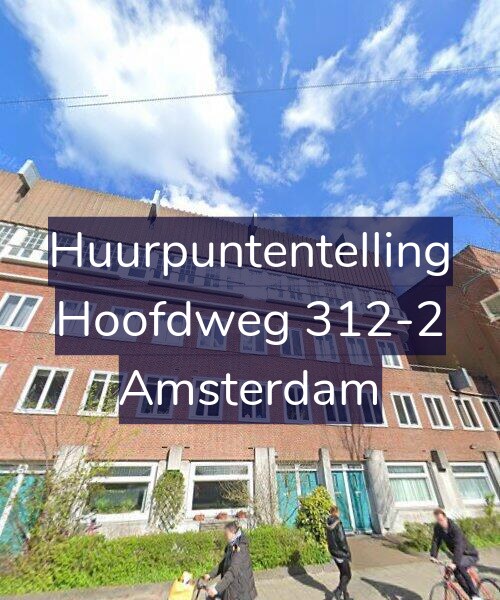 Foto gevel Huurpuntentelling voor Hoofdweg 312-2, Amsterdam