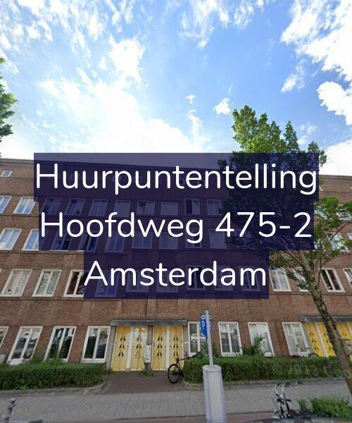 Foto gevel Huurpuntentelling voor Hoofdweg 475-2, Amsterdam