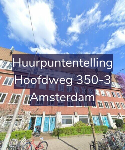 Foto gevel Huurpuntentelling voor Hoofdweg 350-3, Amsterdam