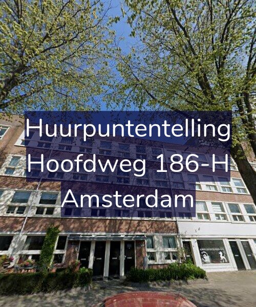 Foto gevel Huurpuntentelling voor Hoofdweg 186-H, Amsterdam