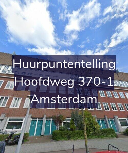 Foto gevel Huurpuntentelling voor Hoofdweg 370-1, Amsterdam