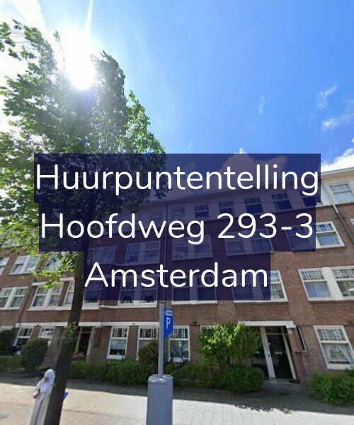 Foto gevel Huurpuntentelling voor Hoofdweg 293-3, Amsterdam