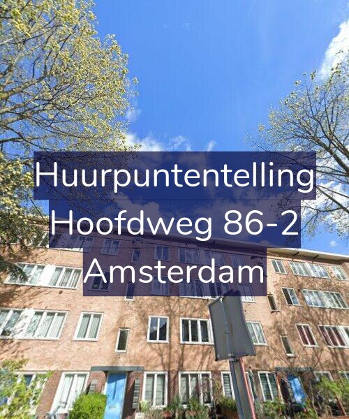 Foto gevel Huurpuntentelling voor Hoofdweg 86-2, Amsterdam