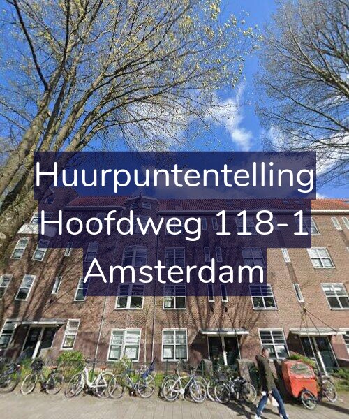 Foto gevel Huurpuntentelling voor Hoofdweg 118-1, Amsterdam