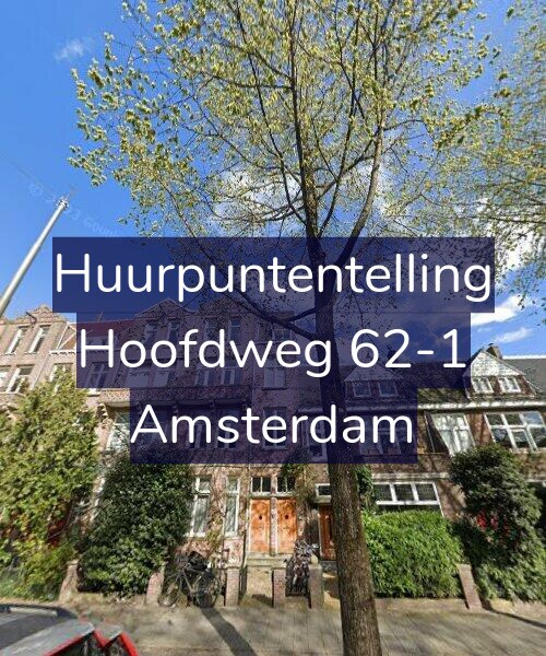 Foto gevel Huurpuntentelling voor Hoofdweg 62-1, Amsterdam