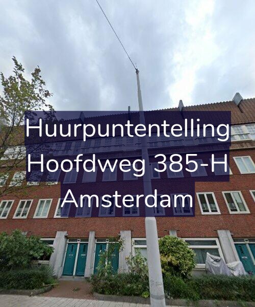 Foto gevel Huurpuntentelling voor Hoofdweg 385-H, Amsterdam