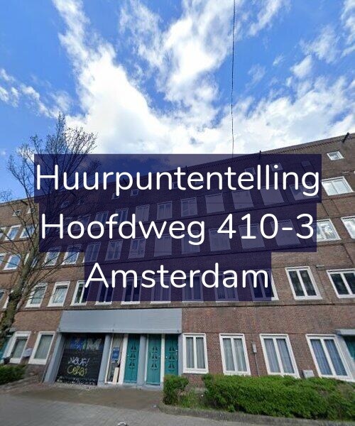 Foto gevel Huurpuntentelling voor Hoofdweg 410-3, Amsterdam