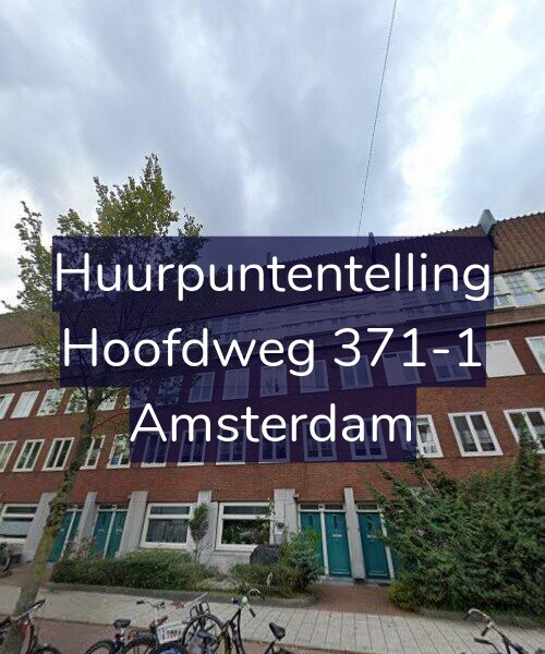 Foto gevel Huurpuntentelling voor Hoofdweg 371-1, Amsterdam
