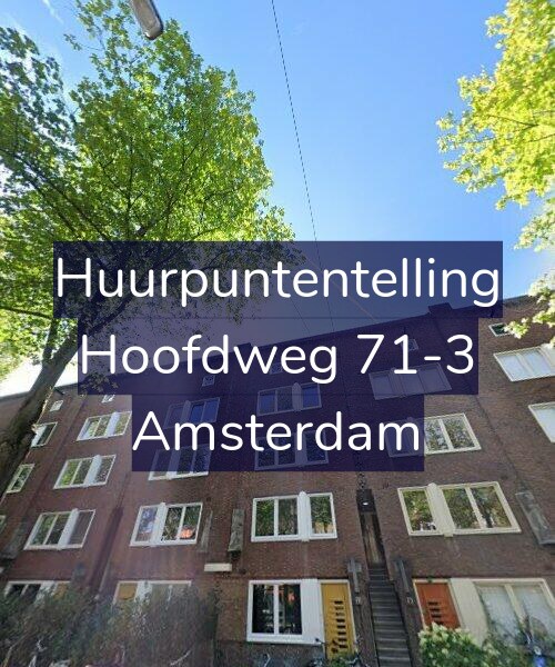 Foto gevel Huurpuntentelling voor Hoofdweg 71-3, Amsterdam