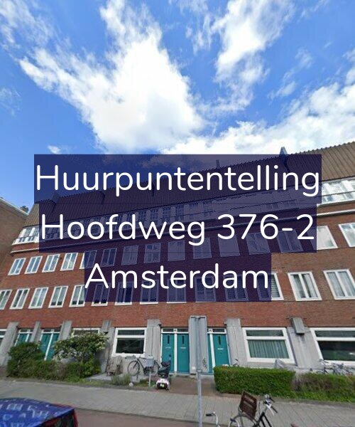 Foto gevel Huurpuntentelling voor Hoofdweg 376-2, Amsterdam