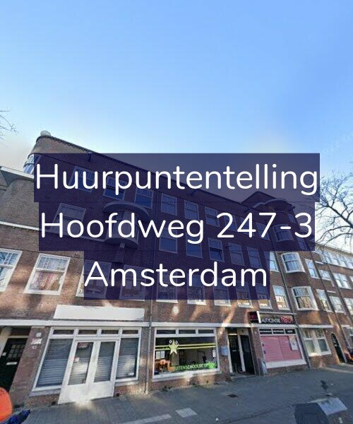 Foto gevel Huurpuntentelling voor Hoofdweg 247-3, Amsterdam