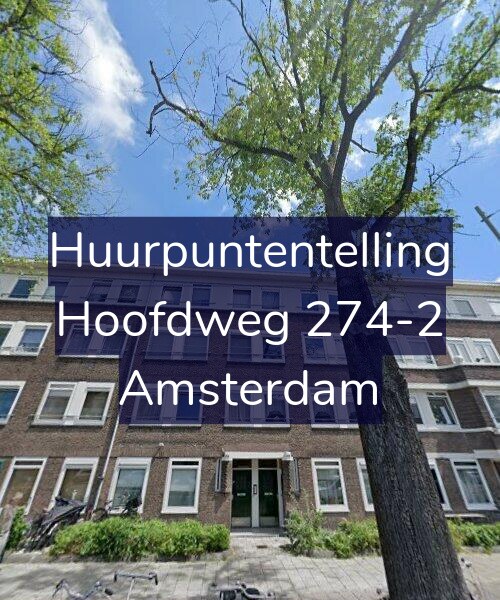Foto gevel Huurpuntentelling voor Hoofdweg 274-2, Amsterdam